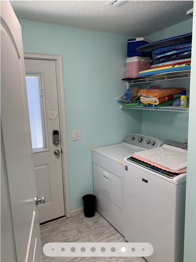 Laundry and beach supplies