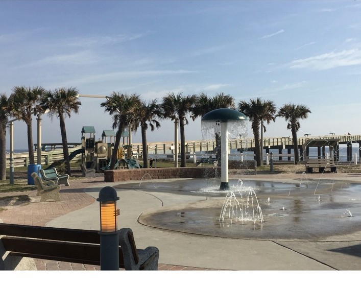 St. Augustine Beach pier splash park